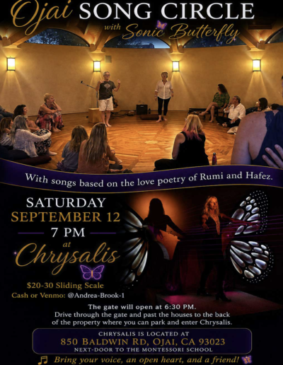 Ojai Song Circle with Sonic Butterfly